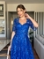 Vestido De Festa Aurora Azul Royal - loja online