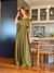Vestido De Festa Cassia Verde Oliva 1 - comprar online