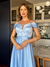 Vestido De Festa Cassia Azul Serenity