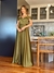 Vestido De Festa Cassia Verde Oliva 1 - Lovissa Moda Festa