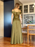 Vestido De Festa Cassia Verde Oliva 1 - comprar online