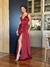 Vestido De Festa Cecilia Vinho/ Marsala - comprar online