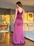 Vestido De Festa Cecilia Púrpura / Fúcsia/ Roxo