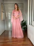 Vestido De Festa Cintia Tule Glitter Rosê 2 - loja online