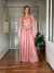 Vestido De Festa Cintia Tule Glitter Rosê 2