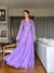 Vestido De Festa Cintia Jateado Lilás