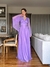 Vestido De Festa Cintia Jateado Lilás - loja online