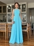 Vestido De Festa Diana Tiffany / Celeste / Turqueza