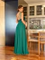 Vestido de Festa Alexandra Paetê Verde Esmeralda - Lovissa Moda Festa