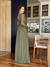 Vestido de Festa Elisa Verde Oliva / Verde musgo/ Verde Militar - comprar online