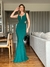 Vestido longo de festa Emily Verde Esmeralda / Verde Bandeira - loja online