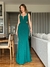 Vestido longo de festa Emily Verde Esmeralda / Verde Bandeira - loja online