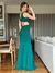 Imagem do Vestido longo de festa Emily Verde Esmeralda / Verde Bandeira