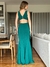 Vestido longo de festa Emily Verde Esmeralda / Verde Bandeira - comprar online