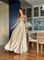 Vestido De Festa Evelyn Dourado 2 /Nude/ Areia na internet