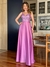 Vestido De Festa Evelyn Paetê Lilás / Lavanda Rosado