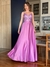 Vestido De Festa Evelyn Paetê Lilás / Lavanda Rosado - comprar online