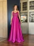Vestido de festa Longo Evelyn Fúcsia 1 - loja online