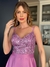 Vestido De Festa Evelyn Paetê Lilás / Lavanda Rosado na internet