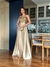 Vestido De Festa Evelyn Dourado 2 /Nude/ Areia