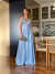 Imagem do Vestido De Festa Evelyn Paetê Azul Serenity