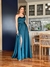 Imagem do Vestido De Festa Gisele Petróleo