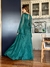 Vestido De Festa Cintia Tule Glitter Verde Esmeralda na internet