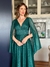 Vestido De Festa Cintia Tule Glitter Verde Esmeralda - Lovissa Moda Festa