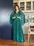Vestido De Festa Cintia Tule Glitter Verde Esmeralda