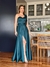 Vestido De Festa Gisele Petróleo - loja online