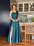 Imagem do Vestido De Festa Gisele Petróleo