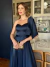 Vestido De Festa Gisele Azul Marinho - loja online