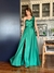 Vestido De Festa Gisele Verde Bandeira - loja online