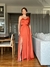 Vestido De Festa Gisele Terracota - comprar online