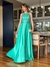 Vestido De Festa Heloisa Verde Tiffany / Verde jade - Lovissa Moda Festa
