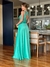 Vestido De Festa Heloisa Verde Tiffany / Verde jade