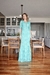 Vestido De Festa Manuela Renda Verde Tiffany