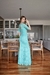 Imagem do Vestido De Festa Manuela Renda Verde Tiffany