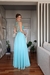 Vestido De Festa Helena Azul Claro - comprar online