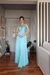 Vestido De Festa Helena Azul Claro