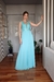 Vestido De Festa Helena Azul Claro - comprar online