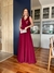 Vestido De Festa Celine Marsala