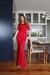 Vestido De Festa Manuela Renda Vermelho - comprar online