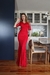 Vestido De Festa Manuela Renda Vermelho