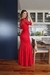 Vestido De Festa Manuela Renda Vermelho