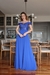 Vestido De Festa Raquel Azul Royal