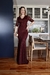 Vestido De Festa Manuela Renda Marsala Escuro/ Bordo - loja online