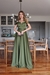 Vestido De Festa Cassia Verde Oliva / Verde Musgo / Verde Militar - loja online