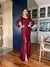Vestido Milena Paetê Marsala - loja online