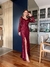 Vestido Milena Paetê Marsala na internet